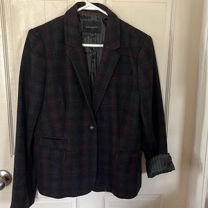 Banana Republic plaid blazer